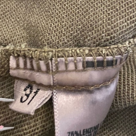 Bella Dahl Olive Army Green Utility/Cargo Pants - Picture 8 of 9